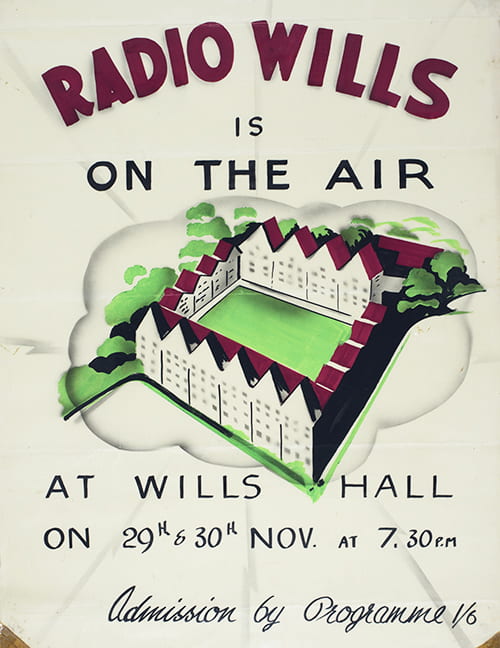 Poster about Radio Wills. DM1447/2.
