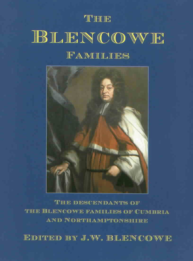 Book cover of ‘The Blencowe Families’.