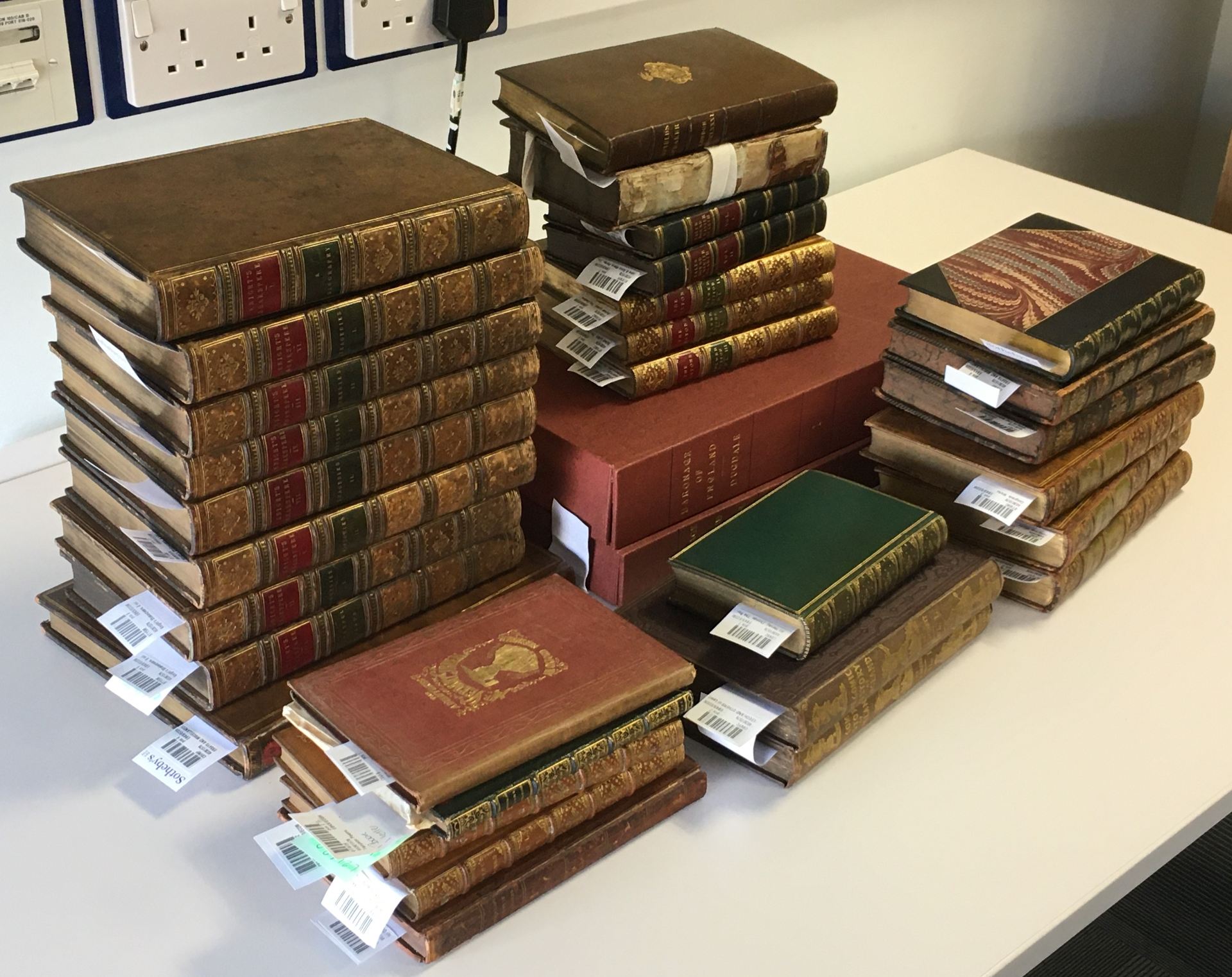 Honresfield books donated to the Arts and Social Sciences Library, University of Bristol.